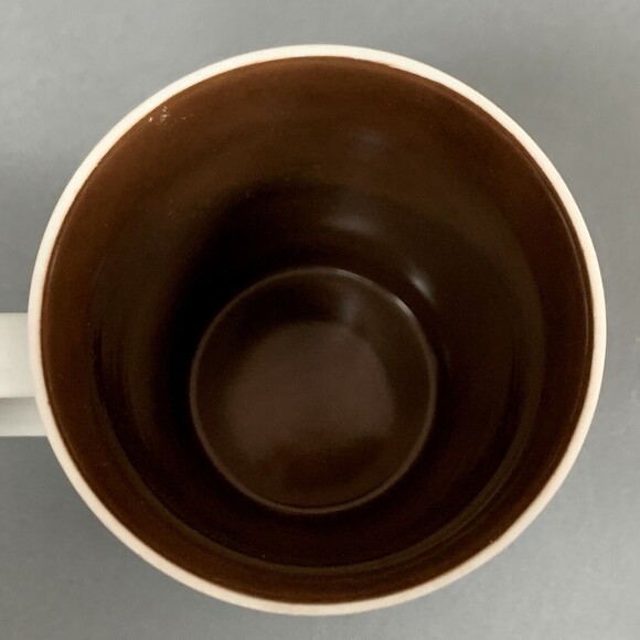 Fitz and Floyd FF Monotone Coffee Cup Mug Sea Shells White Brown - Picture 5 of 6